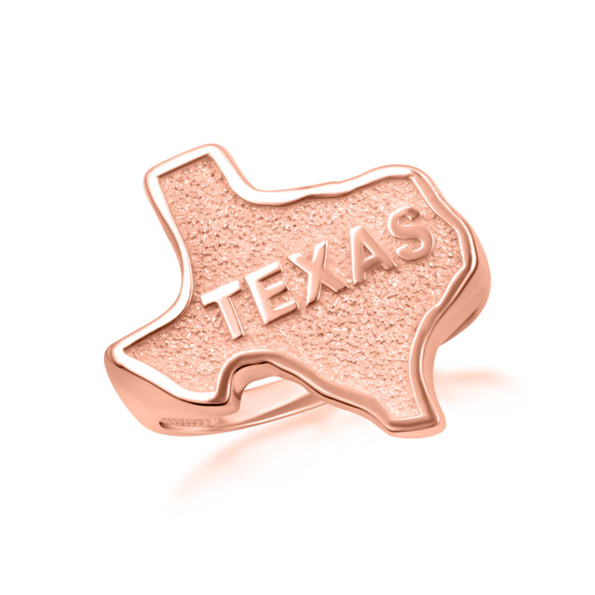 Gold Texas State Map Ring