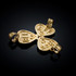 3pc Gold 'BFF' Heart Pendant Set