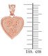 Rose Gold 'Big Sis' Heart Pendant Necklace