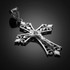 White Gold Open Crucifix Pendant