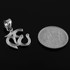 White Gold Om Pendant