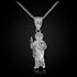 White Gold St. Jude Necklace