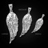 White Gold Angel Wing Pendant