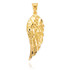 Gold Angel Wing Pendant Necklace