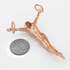 10K Rose Gold Crossless Jesus Crucifix Large Hip-Hop Pendant