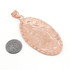 10K Rose Gold Extra Large Virgin Mary Guadalupe Hip-Hop Pendant