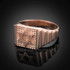 Rose Gold Star of David Jewish Ring