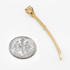 Solid Gold Japanese Katana Long Sword Pendant Necklace