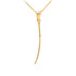 Solid Gold Japanese Katana Short Sword Pendant Necklace