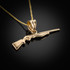 Gold Shotgun Necklace