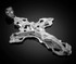 Large White Gold Crucifix Pendant