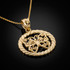 Gold Butterfly Pendant Necklace