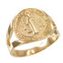 Gold Saint Benedict Ring
