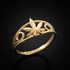 Ladies Gold Marijuana Ring