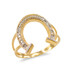 Yellow Gold Horseshoe ring