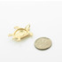 Gold Sea Turtle Pendant Necklace