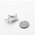 White Gold Sea Turtle Pendant Necklace