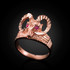 Rose Gold Ram ring