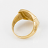 Polished Gold Russian Imperial Crest Double-headed Eagle Mens Orthodox Ring