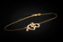 Gold Om Bracelet