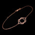 14K Rose Gold Ajna Chakra Yoga Bracelet
