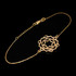 14K Gold Anahata Love Chakra Yoga Bracelet