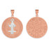 Two-Tone Rose Gold St. Benedict Medallion Pendant