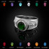 White Gold Mariner Anchor CZ Birthstone Ring