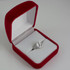 White Gold Virgo Satin DC Band Ladies Zodiac Ring