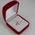 Rose Gold Virgo Satin DC Band Ladies Zodiac Ring