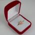 Rose Gold Libra Satin DC Band Ladies Zodiac Ring
