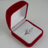 White Gold Scorpio Satin DC Band Ladies Zodiac Ring