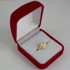 Yellow Gold Capricorn Satin DC Band Ladies Zodiac Ring