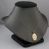 Gold Chinese "Lucky" Symbol Pendant Necklace