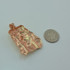 Rose Gold Jesus Face Cuban Link Crown Pendant