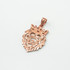 Rose Gold Lion King DC Charm Necklace