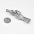 White Gold Santa Muerte DC Pendant