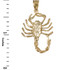 Yellow Gold Scorpion DC Pendant