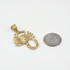 Yellow Gold Scorpion DC Pendant