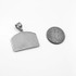 White Gold Last Supper Pendant Necklace