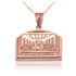 Rose Gold Last Supper Pendant Necklace