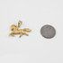 Yellow Gold Horse Satin DC Charm Necklace