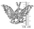 White Gold Raven DC Pendant Necklace