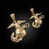 Yellow Gold US Marine Corps USMC Pendant (S/L)