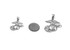 White Gold US Marine Corps USMC Pendant (S/L)