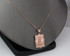 Virgin Mary Rose Gold DC Pendant Necklace