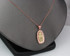 Two-Tone Rose & Yellow Gold  of Virgin Mary DC Pendant Necklace