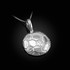 White Gold Soccer Ball Pendant Necklace