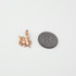 Rose Gold Tiny Flying Unicorn DC Charm Necklace