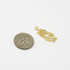 Yellow Gold Owl Filigree DC Charm Necklace